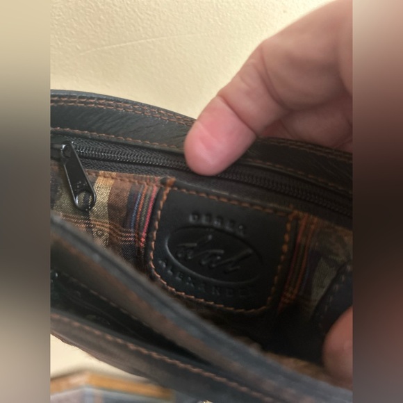 Vintage 90s Derek Alexander leather wallet crossbody - Picture 6 of 16